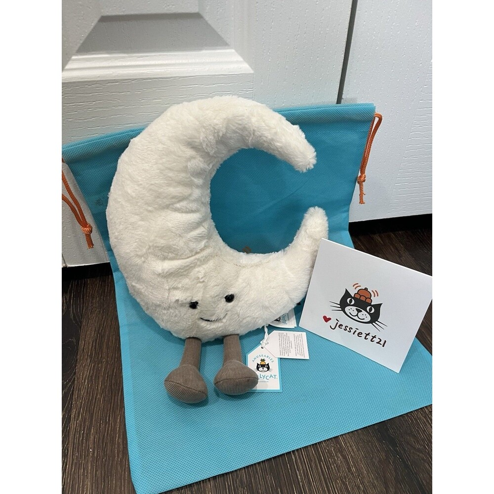 Jellycat Amuseables Moon 100% Authentic NWT US SHIP FAST